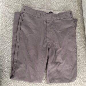 Dickies Men's Gray Chinos